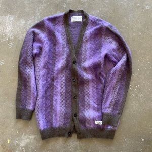 wacko maria guilty parties mohair cardigan